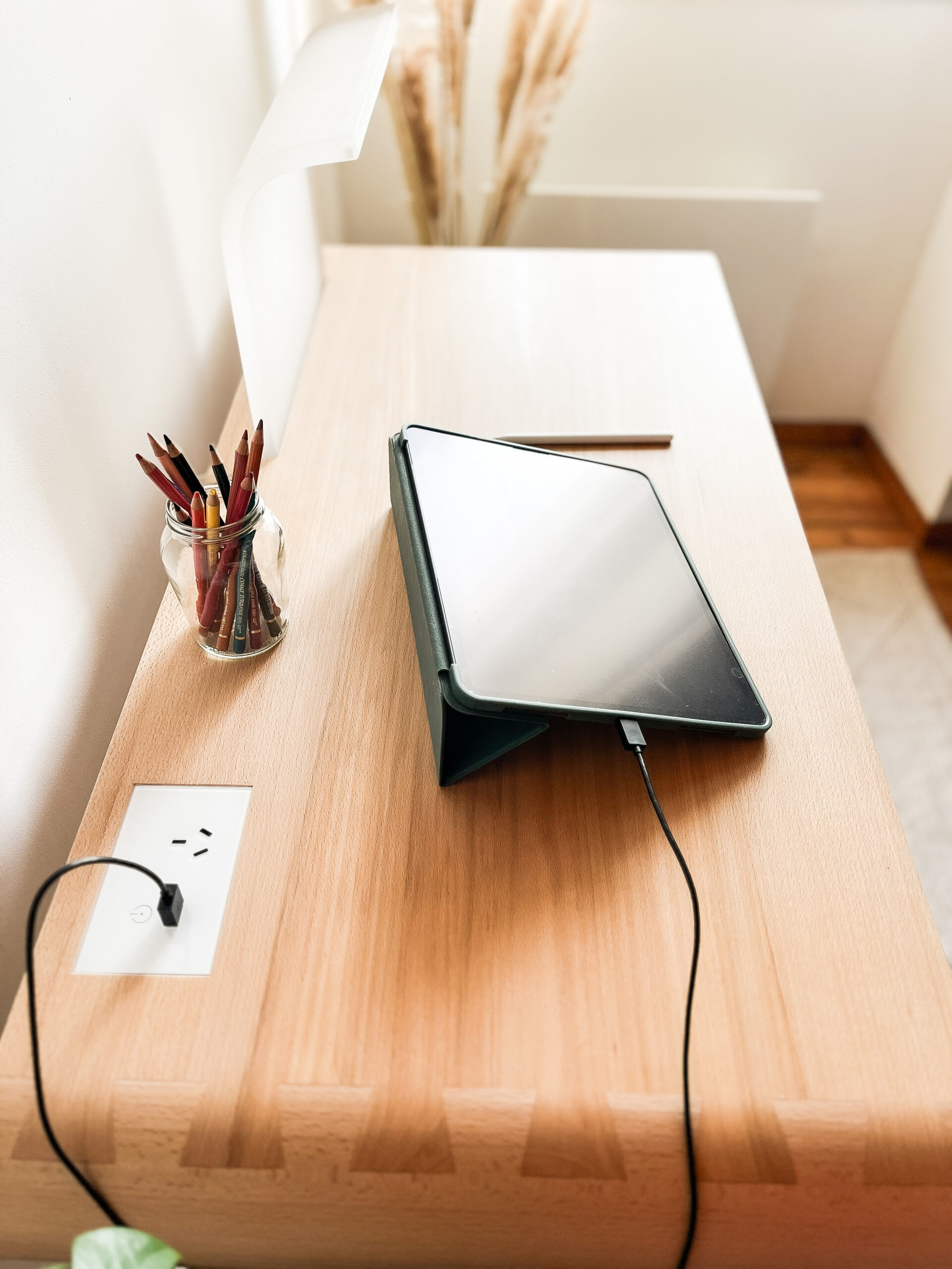 Bureau avec prise